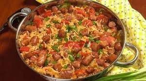 Rizo Rice With Sausage Platter