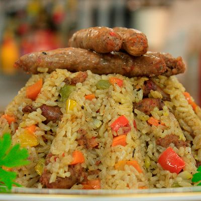 أرز بالسجق