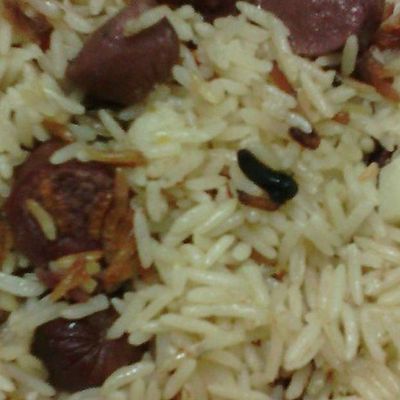 Rice with sausage