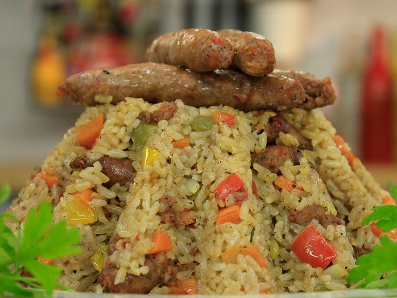 Rice with Alexandrian Sausage