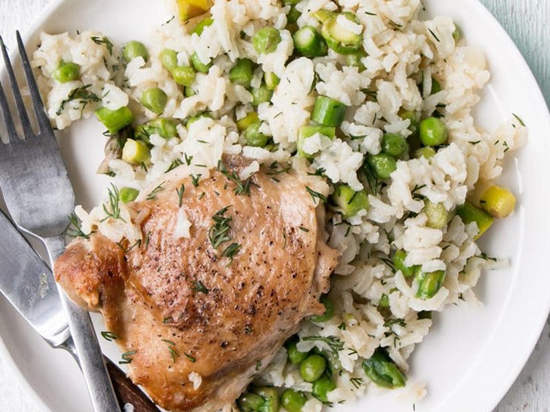 Chicken And Vegetables Rice