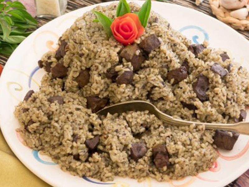 Rice with Alexandrian Liver