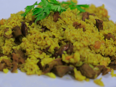 Liver And Kidney Rice platter