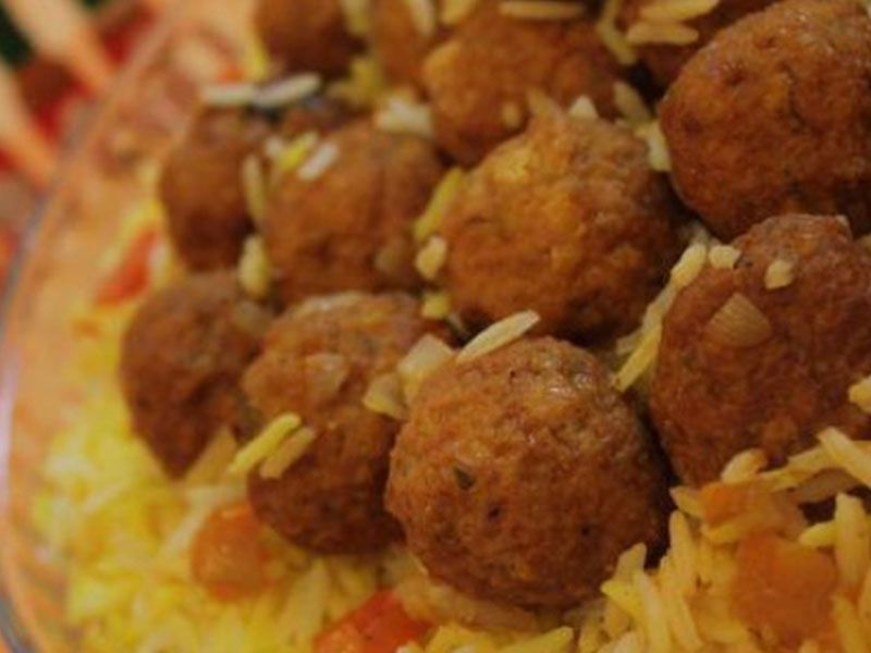 Rice With Kofta