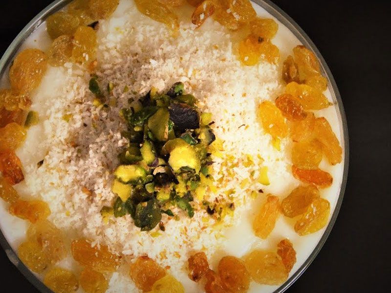 Rice Pudding With Nuts