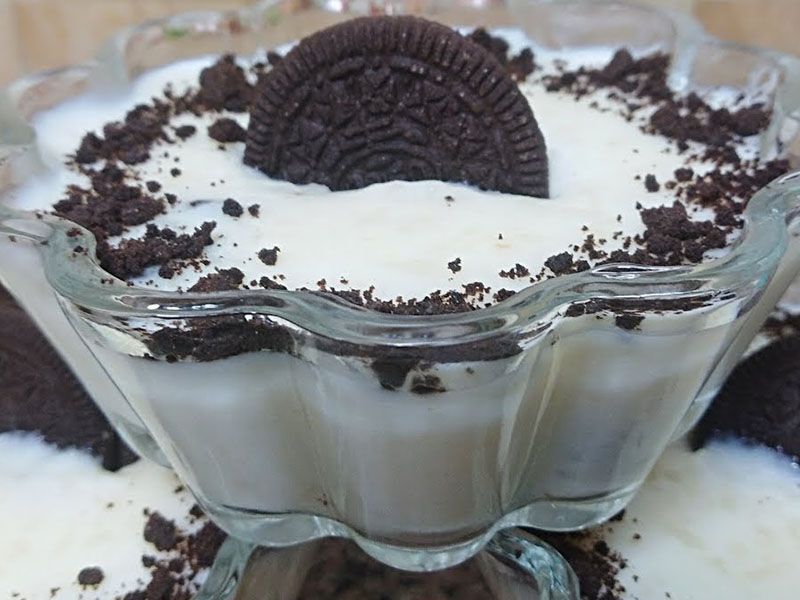 Rice Pudding With Oreo