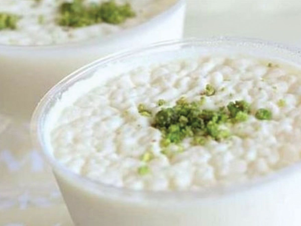 cream rice pudding