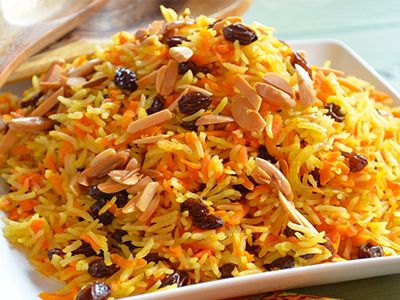 Nuts Basmati Rice Platter