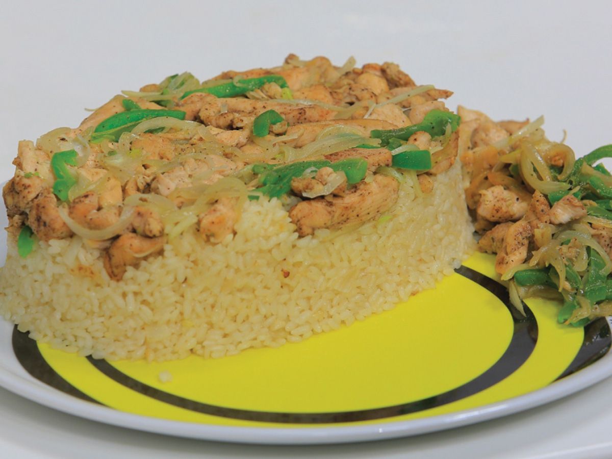 Basmati Rice With Shawarma