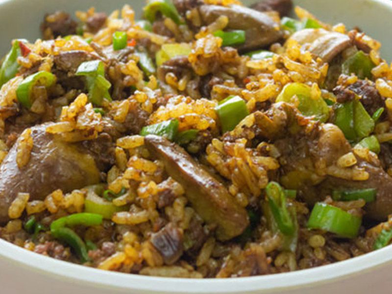 Basmati Rice With Liver
