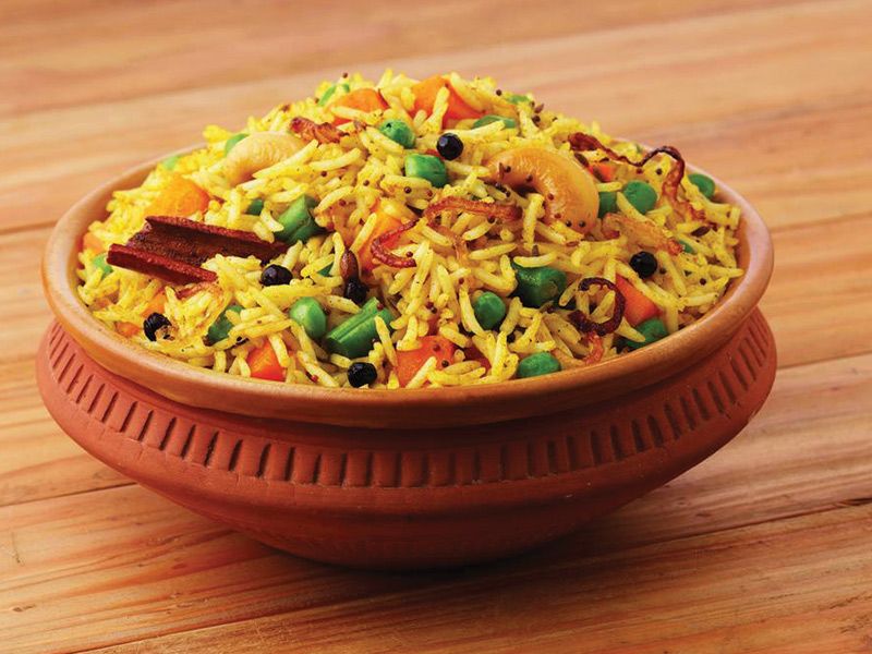 Basmati rice with nuts