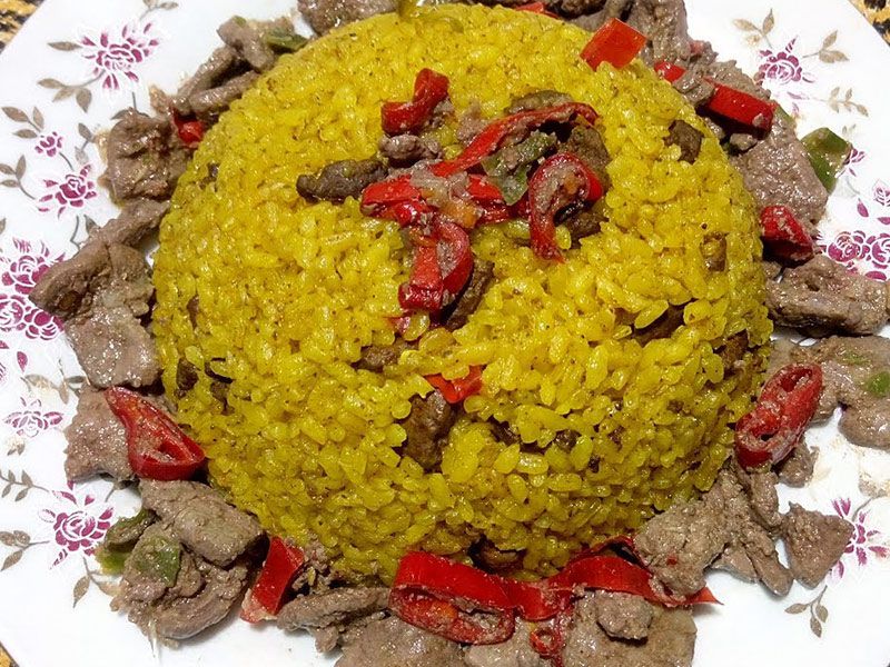 Basmati Rice With Liver