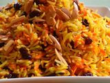 Basmati Rice With Nuts Platter