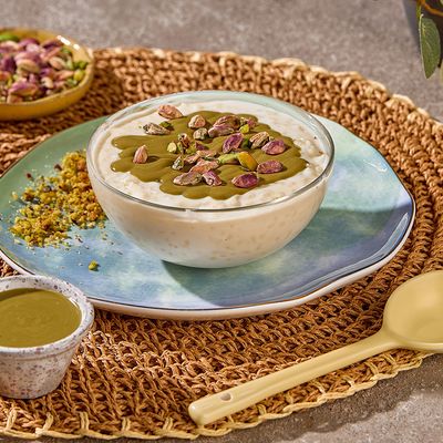 Pistachio pudding rice