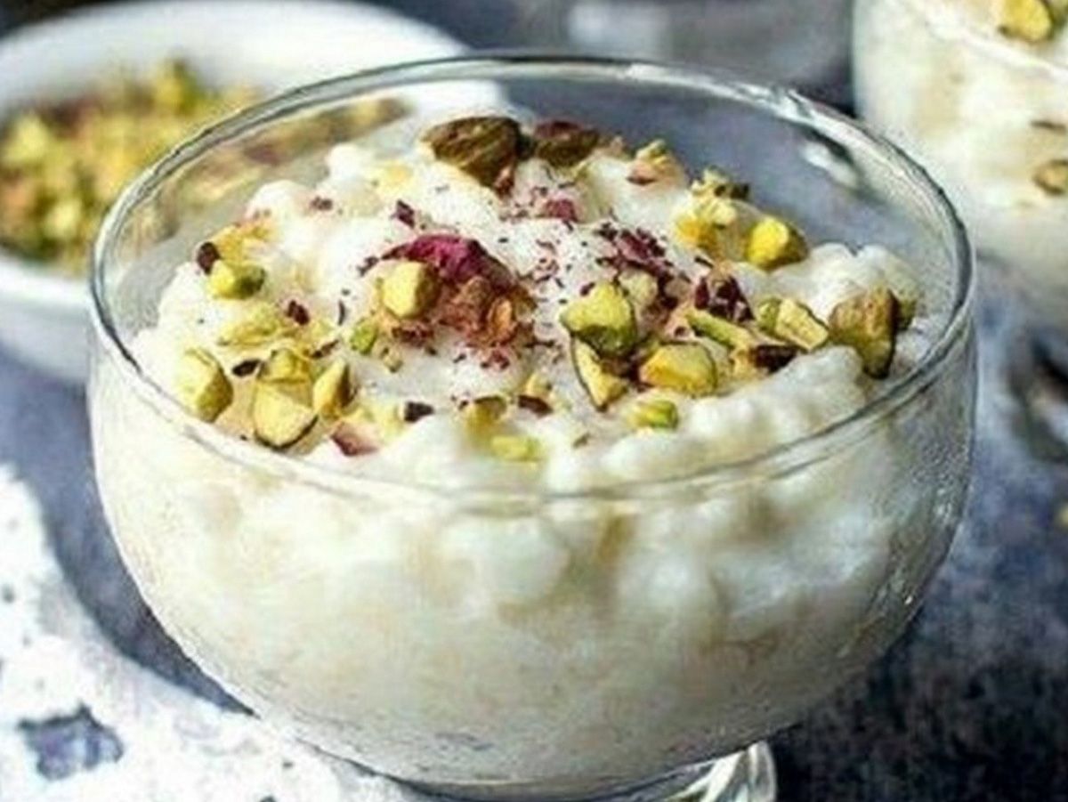 Rice Pudding With Nuts