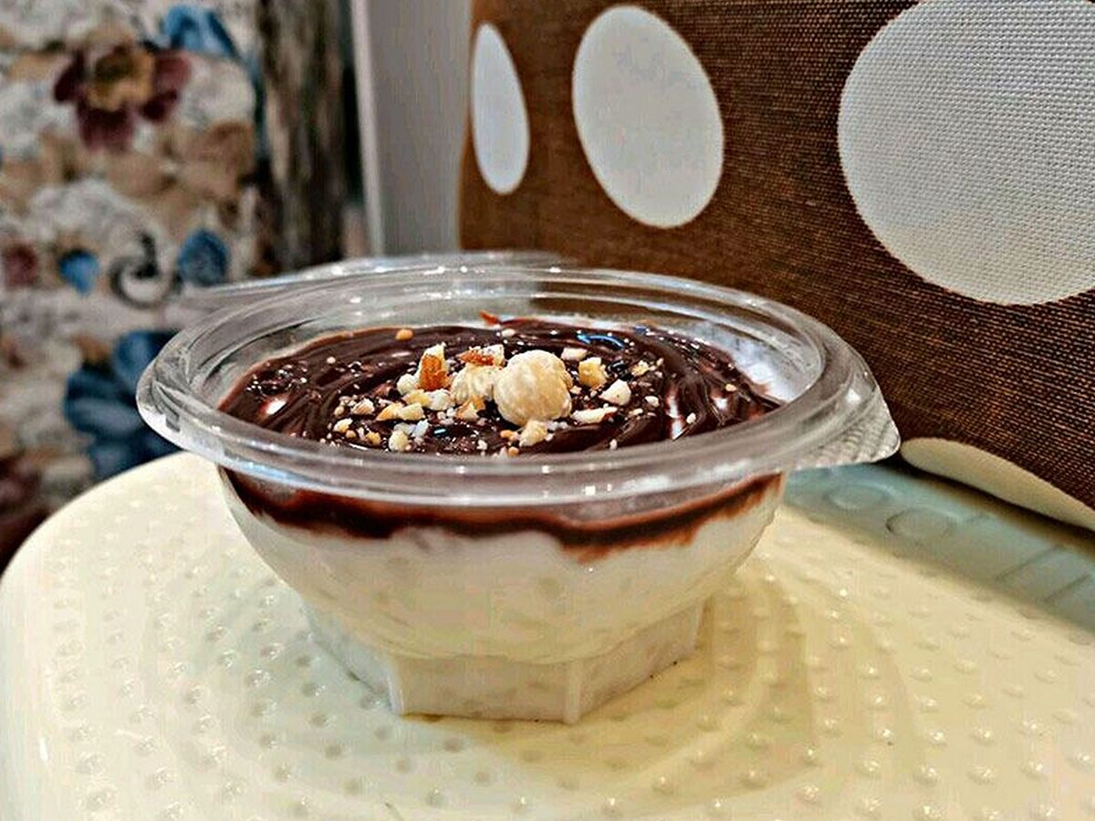 Rice pudding with Nutella