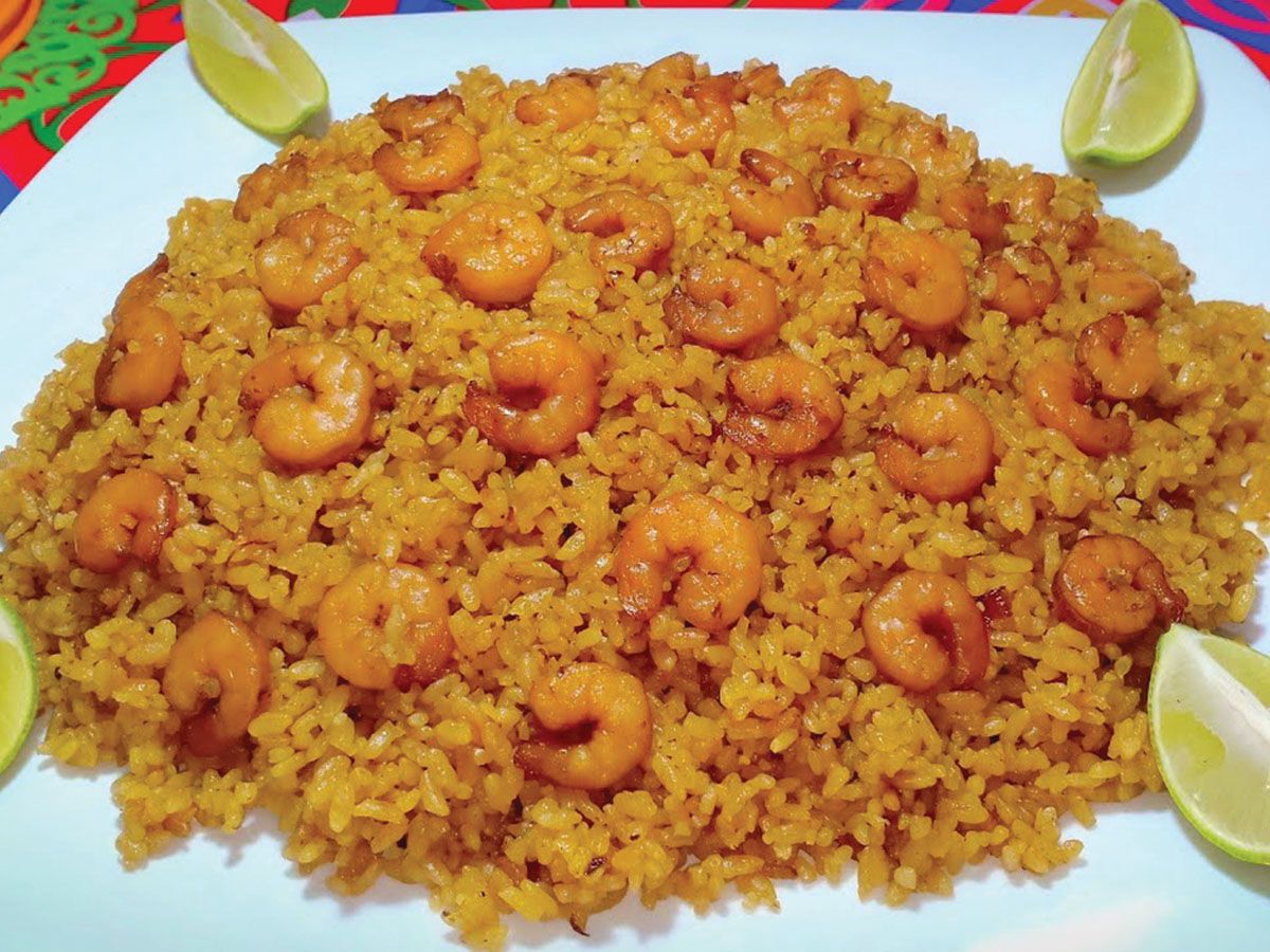 Shrimp Khalta Rice