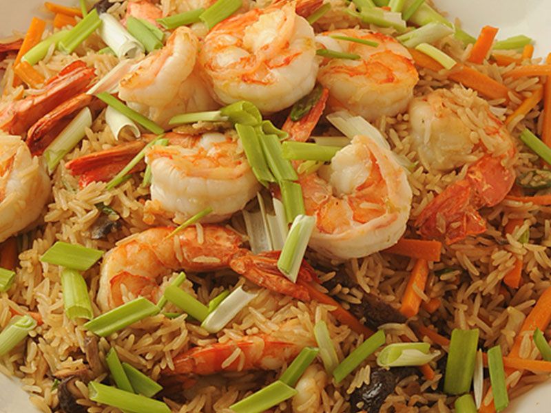 Medium Shrimp Rice Platter