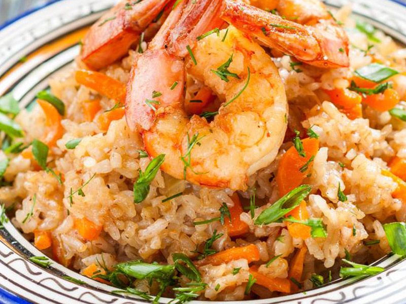Shrimp Ring Rice Meal