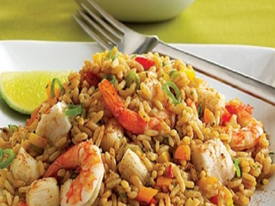 Seafood with Vegetables Rice