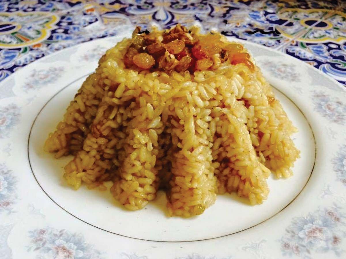 Nuts mixture rice