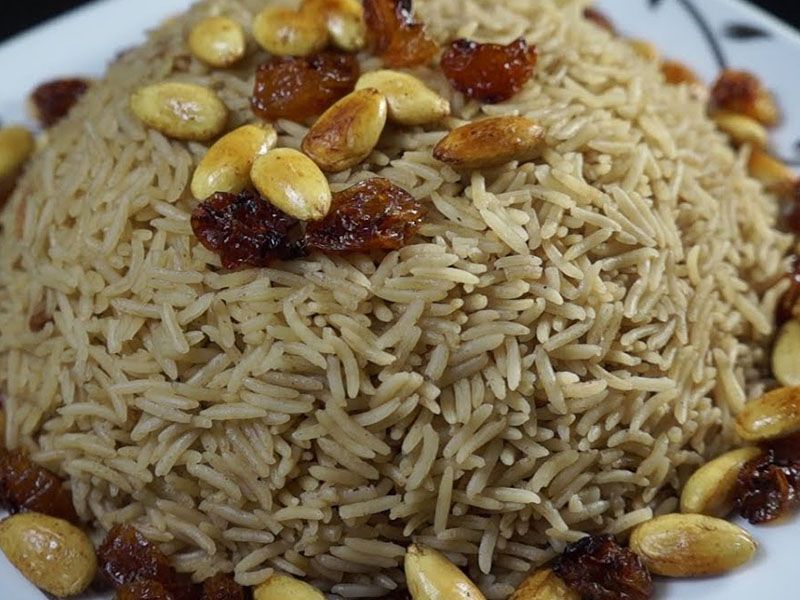 Nuts Khalta Rice