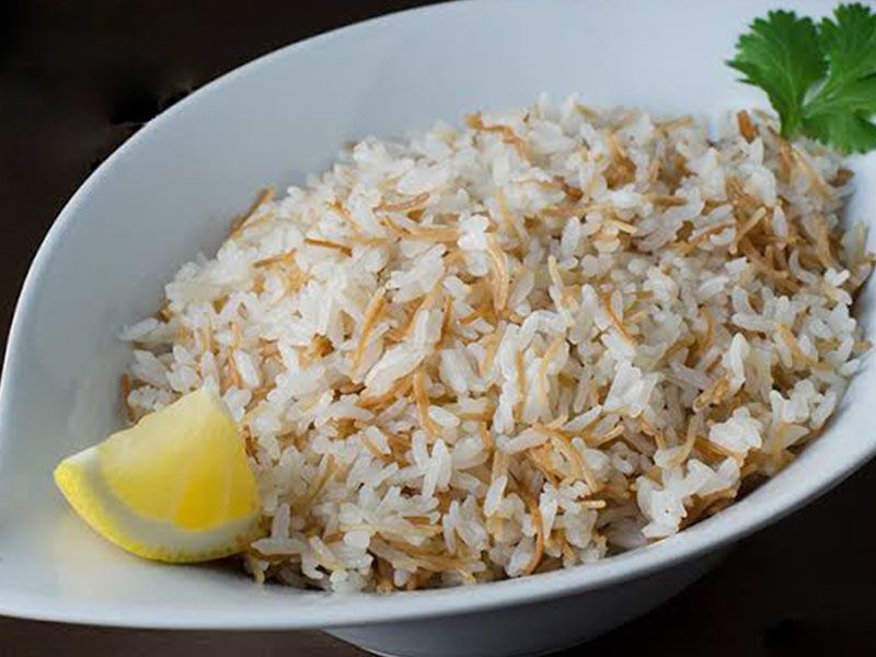 Plain Rice Platter