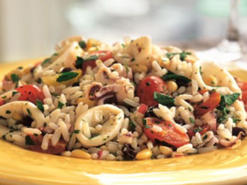 Squid Rice Platter