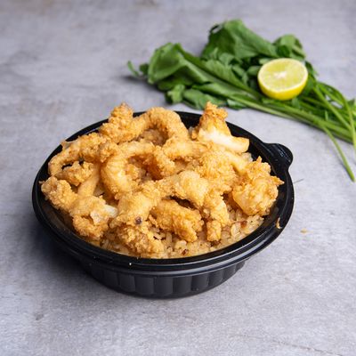 Rice With Squid Dish