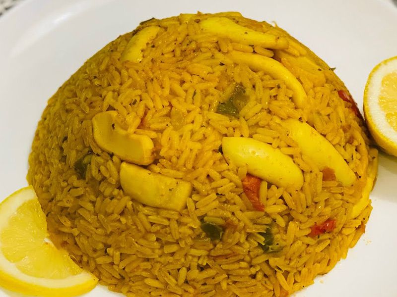 Rice With Squid