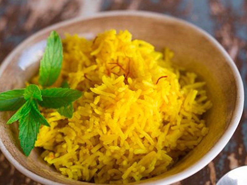 Rice With Chicken Strips