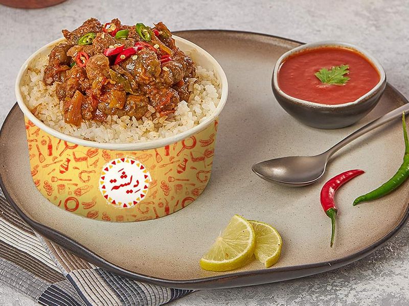 Oriental Sausage Rice Platter