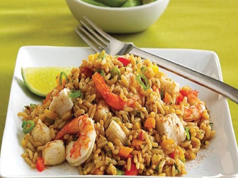 Seafood rice