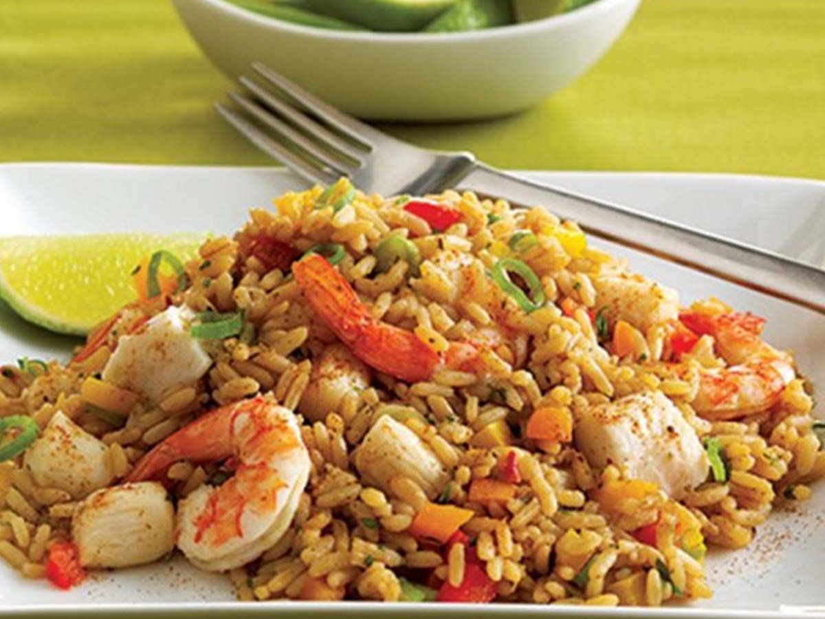 Seafood rice