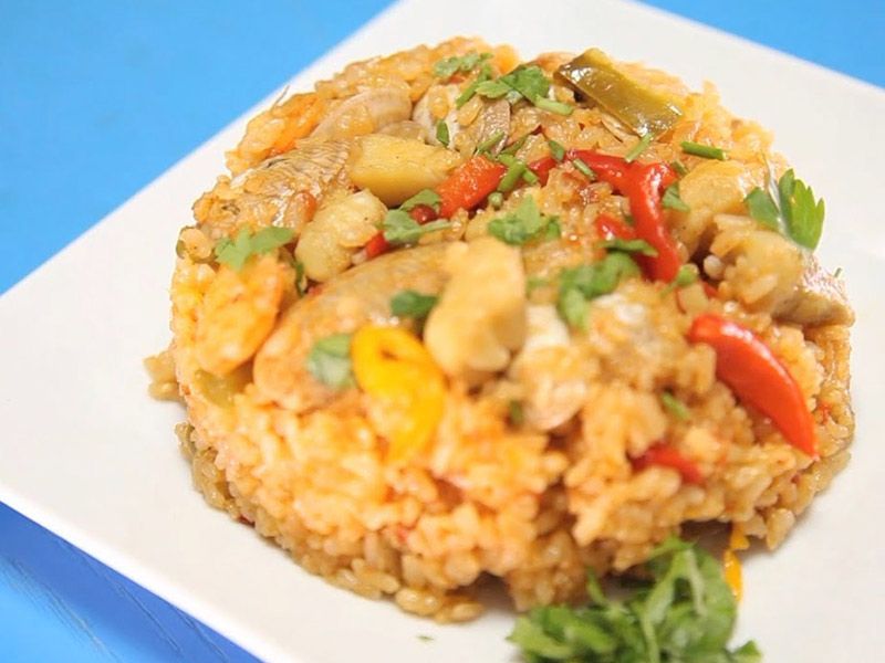 Seafood rice