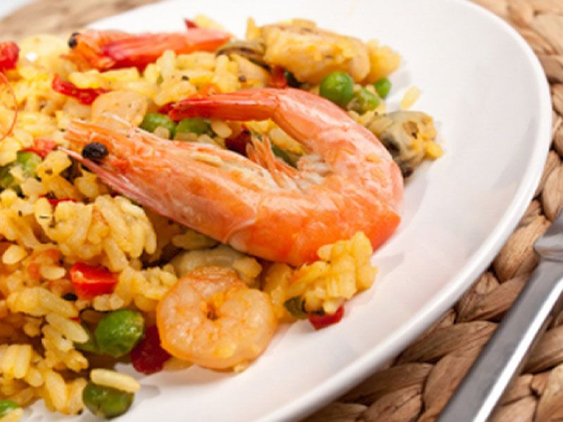 Rice With Seafood