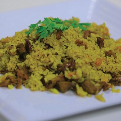 Oriental rice with liver