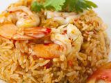 Sayadaia rice with shrimp
