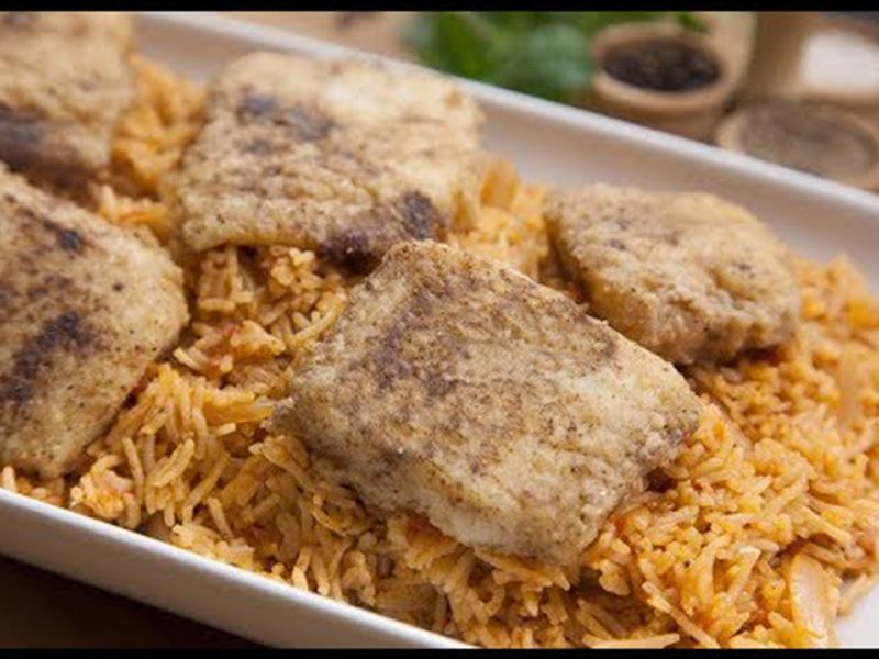 Rice With Fillet Platter