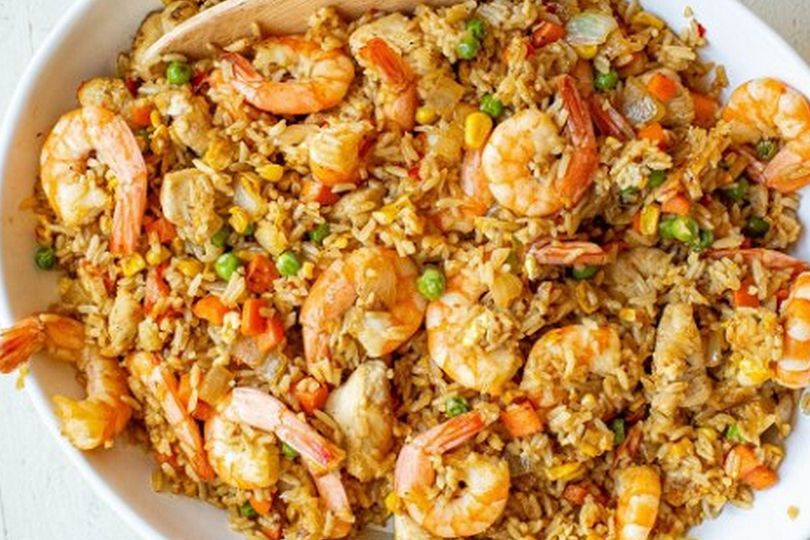 CURRY RICE WITH SHRIMP
