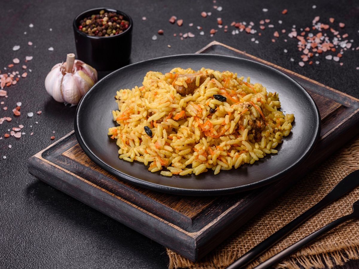 Shrimp curry rice