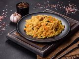 Shrimp curry rice