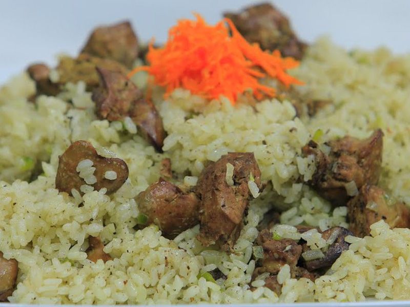 Rice With Chicken Liver
