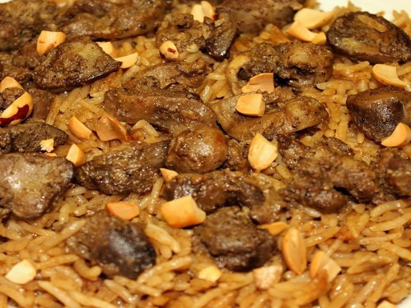Large Rice With Liver