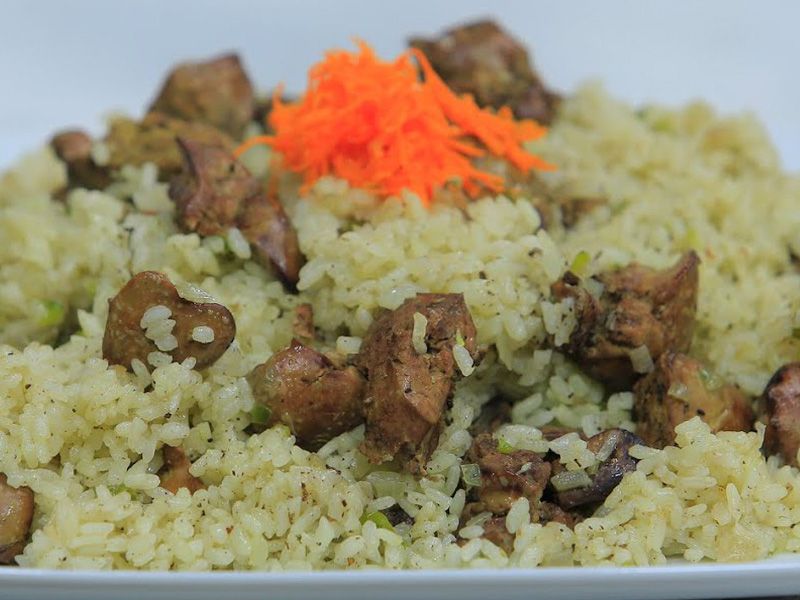 Medium Rice With Liver