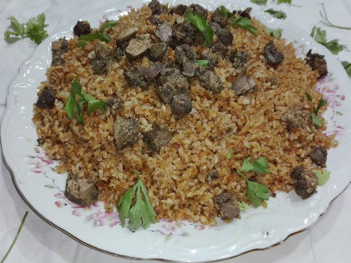 Rice with Chicken Liver