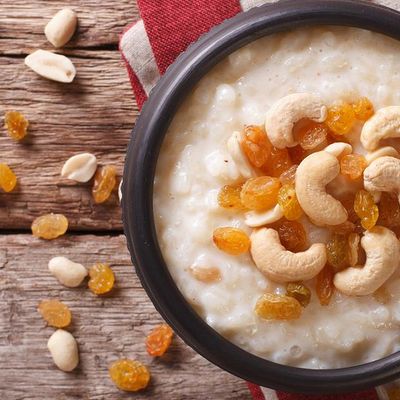 Rice Pudding With Nuts