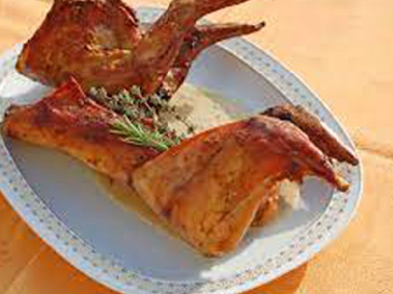 Fried Rabbit Platter