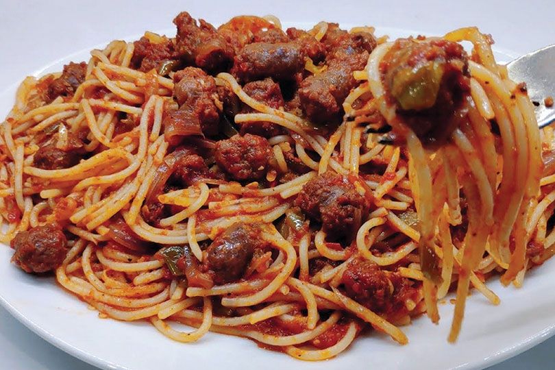 Sausage Spaghetti