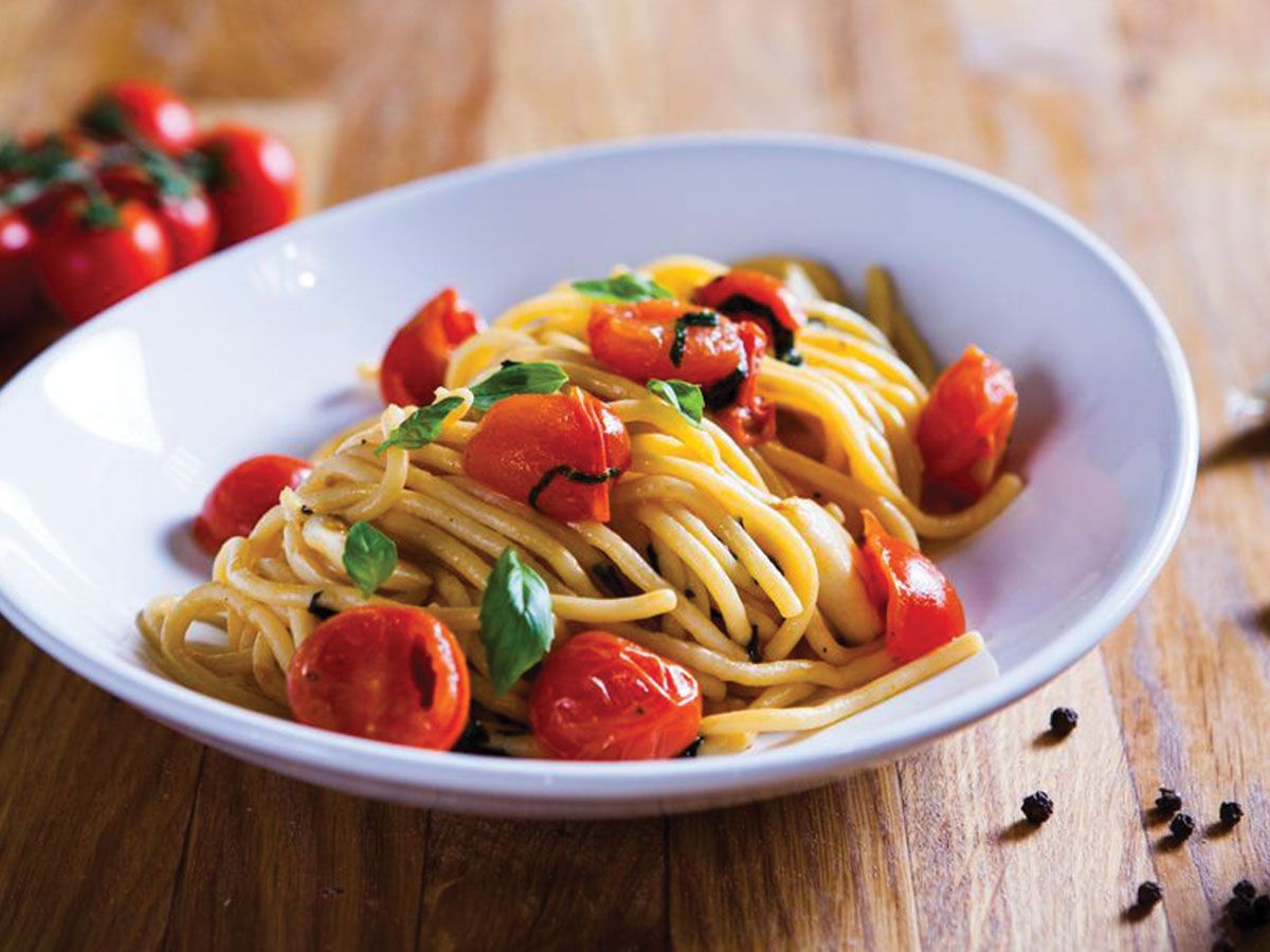 Sea fruits Spaghetti